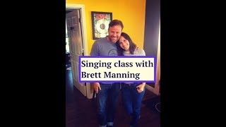 Singing class with Brett Manning