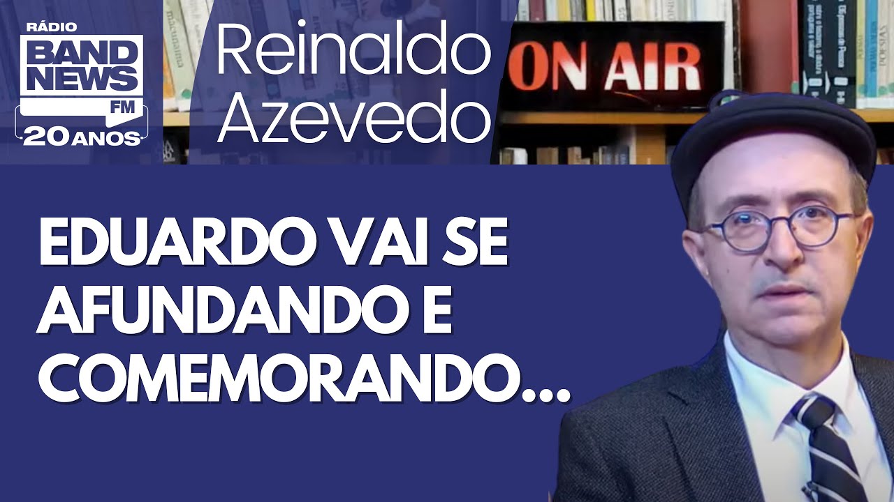 Reinaldo – Governo Trump anuncia sanções; Eduardo entra na idiotia do êxtase pensando em Moraes