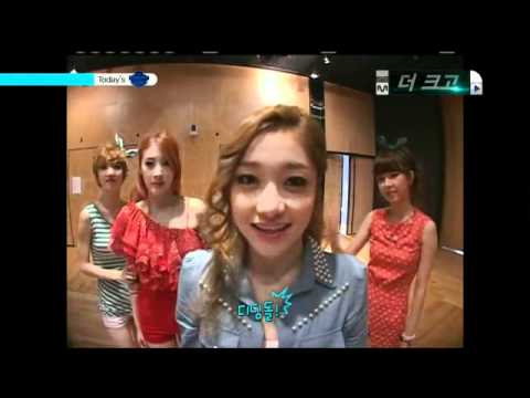 나인뮤지스 (Nine Muses) 110818 MNET Wide News with Dal Shabet