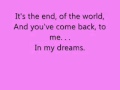 Kate Miller Heidke- The last day on earth lyrics