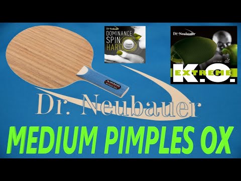 TABLE TENNIS - MEDIUM PIMPLES OX - K.O. EXTREME - DR. NEUBAUER - LG TT STORY