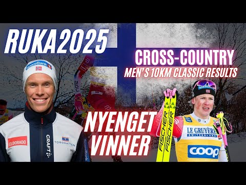 CROSS-COUNTRY Skiing – 10 KM CLASSIC Ruka 2025/2026 World Cup – Men’s 10km Classic Results