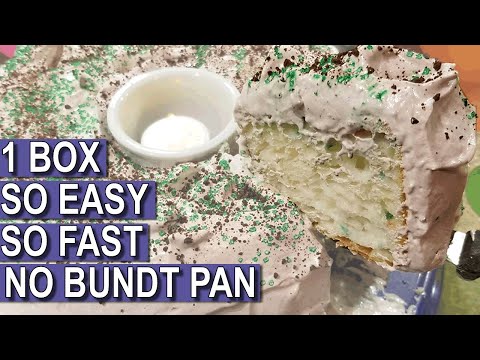 👼🍰 How To Bake An Angel Food Cake From A Box ~ Without A Bundt Pan (Tube Pan) Video