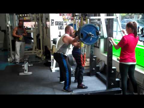 unique fitness matt hammond squats 180kg @78.5kg