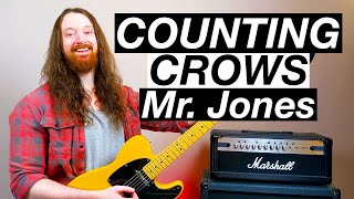Mr. Jones by Counting Crows - Guitar Lesson &amp; Tutorial