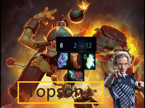 Topson Techies Mid Lane Gameplay Patch 7.30E - Dota 2 Full Game Player Perspective !