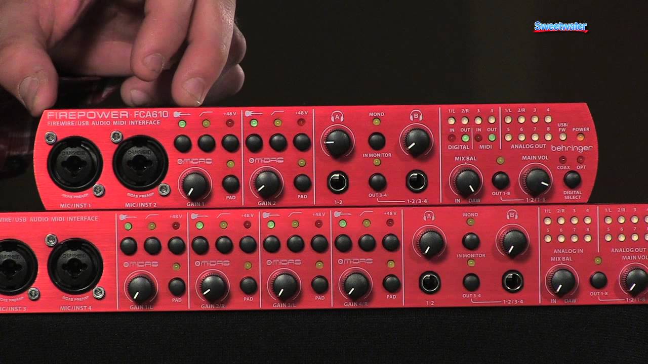 Аудио интерфейс Behringer Firepower FCA1616