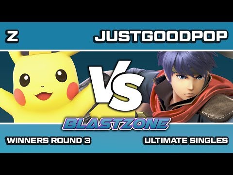 PSG Blastzone: Z (Pikachu) vs Justgoodpop (Ike) - Winners Round 3