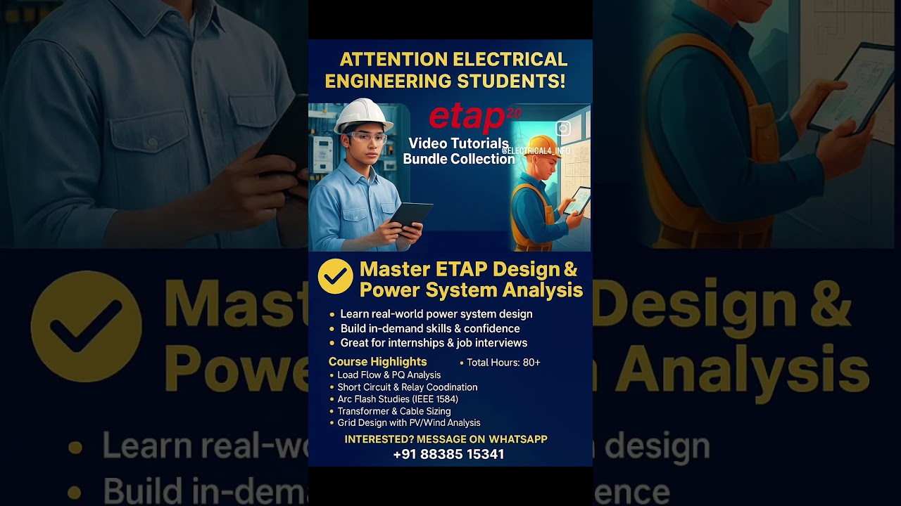 Etap Training #industrialelectrician #electricalengineering #electricalindia