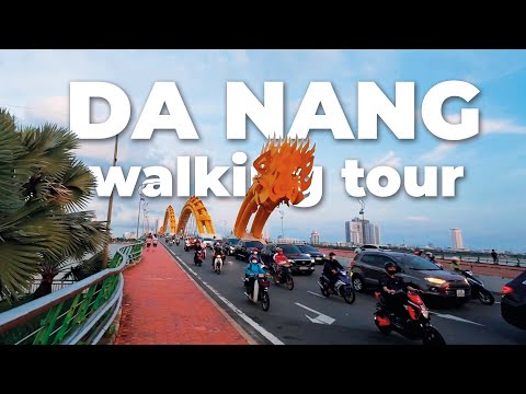 Excursão a pé à beira do rio Da Nang