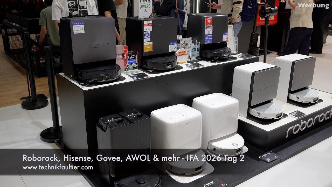 Roborock, Hisense, Govee, AWOL & mehr - IFA 2026 Tag 2