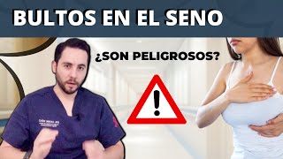 ¿Tener un bulto o bolita en el seno significa que tengo cáncer