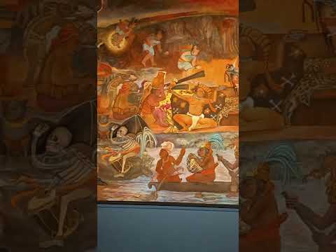 Mural Xibalbá, el Inframundo de los Mayas