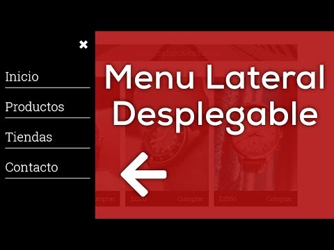 Como Crear un Menú de Navegación Desplegable con Javascript y Pushbar js