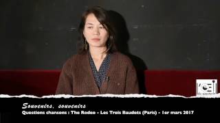 L’Œil du spectacle Interview The Rodeo Les Trois Baudets 1er mars 2017