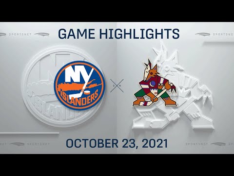 NHL Highlights | Islanders vs. Coyotes - Oct. 23, 2021