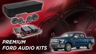 Premium Plug-N-Play Audio Systems Designed To Fit Select Ford F-150
