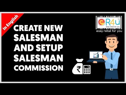 Add New Salesman & Setup Commission