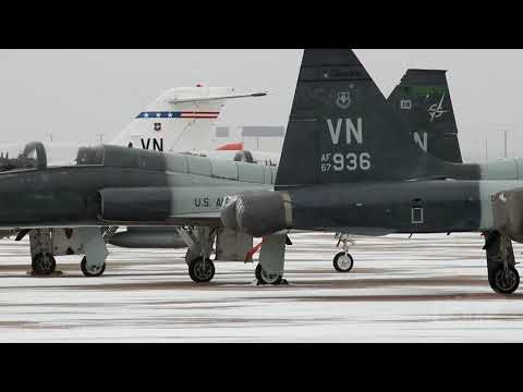 02-14-2021 Alliance, TX - military trainers stranded in Alliance as winter storms takes over