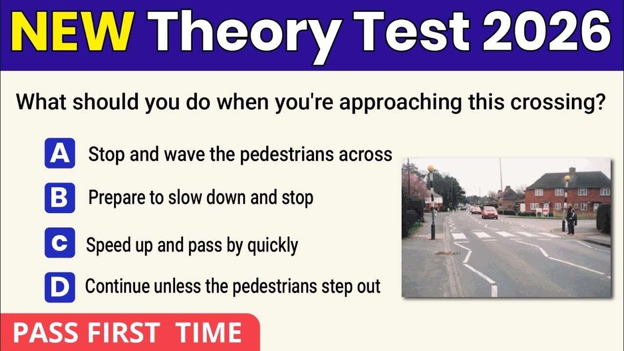 Theory Test 2026 UK Revision | NEW Asked Theory Question | Pass First Time