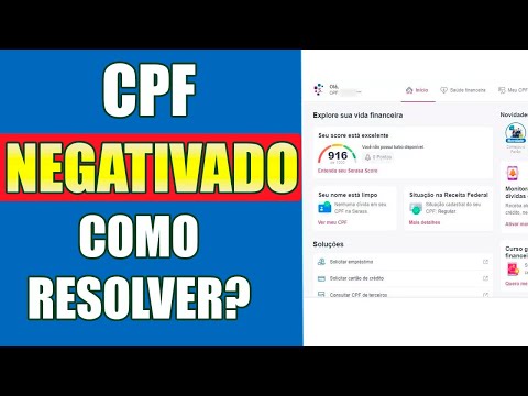 Vídeo: CPF Negativado: como consultar e regularizar dívidas