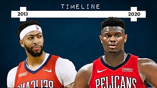 Timeline of the Pelicans Rebuild from AD to Zion!