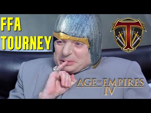 MEGARANDOM FFA TOURNEY - Let The Schemes Flow | Age of Empires 4 Multiplayer Stream