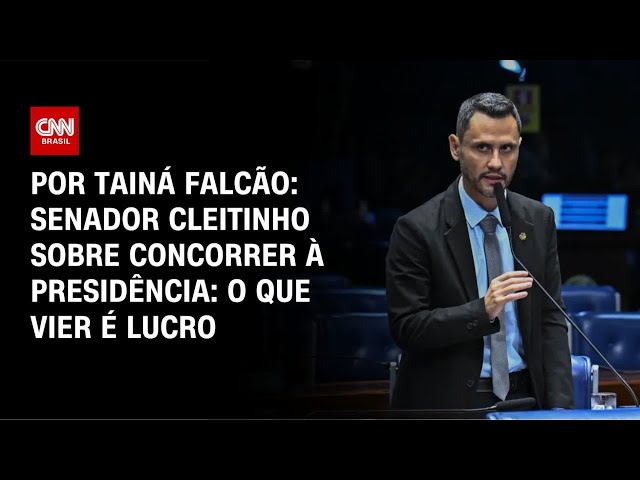 Cleitinho sobre Presidência: "Verdureiro virou senador, o que vier é lucro" | BASTIDORES CNN