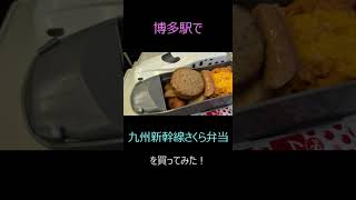 博多駅で九州新幹線さくら弁当を買ってみた！