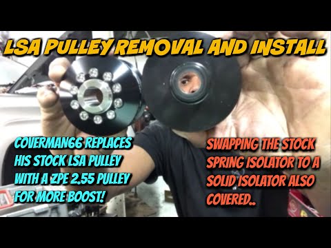 LSA Pulley Removal/ Install Upgrade to ZPE Griptec 2.55