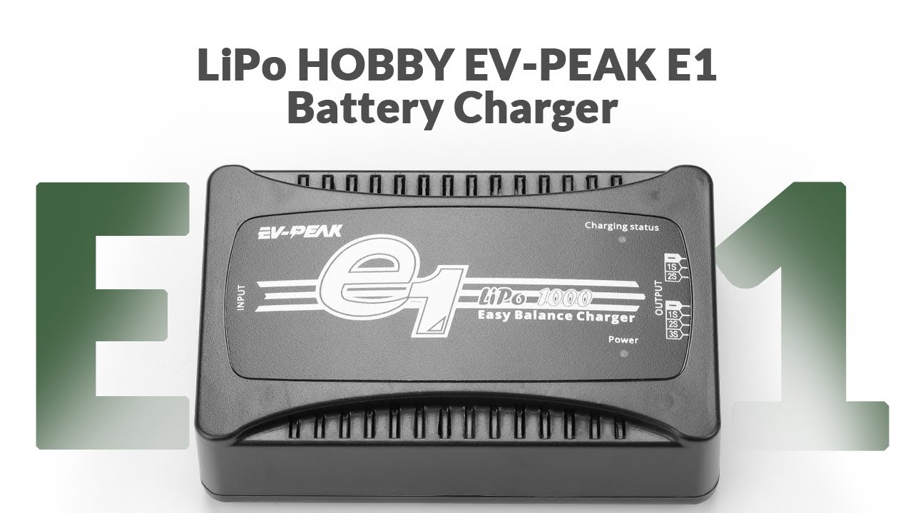 EV-PEAK E1 LiPo RC FPV Intelligent Balance Battery Charger #rc#fpv#uav#rccars #rccar#charger