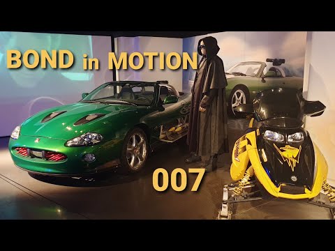 Bond in Motion London Film Museum official 007 James Bond Vehicle & No Time to Die collection London