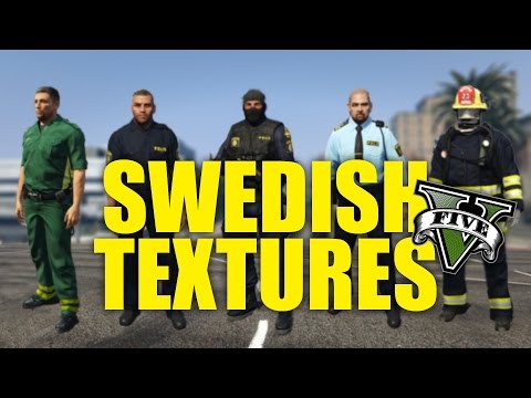 GTA 5: Swedish Emergency Services Textures Mod v1.0