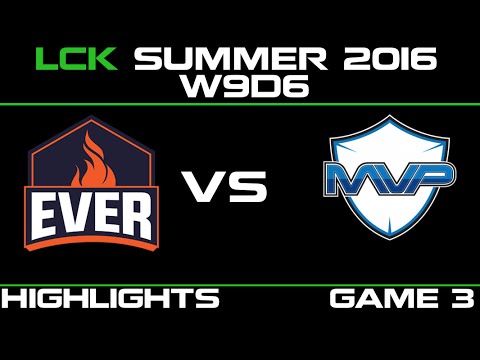 ESC vs MVP Game 3 Highlights LCK Champions 2016 W9D6 ESC Ever vs MVP   MVP vs ESC   LCK LOL