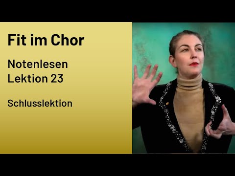Fit im Chor - Notenlesen Lektion 23 - Kanons blattlesen