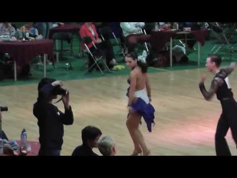 Jamie en Lesley Groeneveld 09-03- 2014 185546 2e Finale B latin