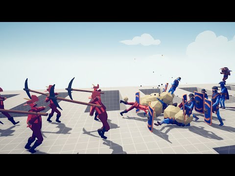 Gunslinger + Miner vs Every Unit - Totally Accurate Battle Simulator TABS
