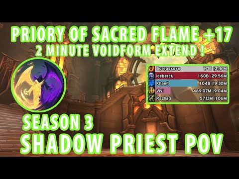 Priory of the Sacred Flame +17 | shadow priest pov