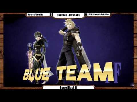 BSS Barrel Bash 2 (Smash 4 Doubles) - Ketsen & Sonido vs CaptainFalchion & JDB!