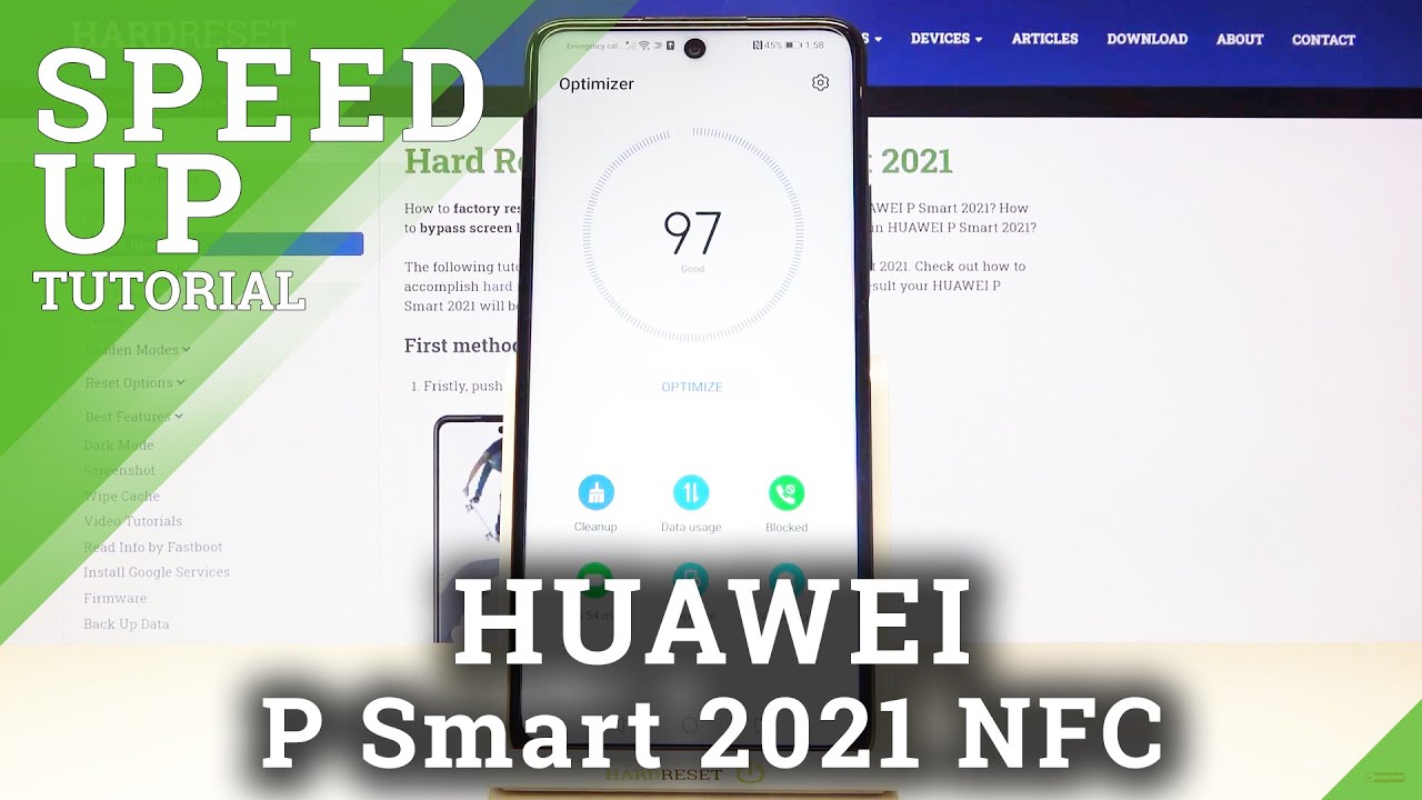 How to Speed Up HUAWEI P Smart 2021 NFC – Optimize / Refresh System