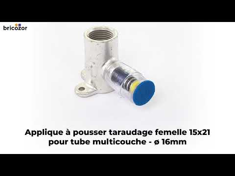 Appliques à pousser taraudées femelle pour tube multicouches MULTITUBO