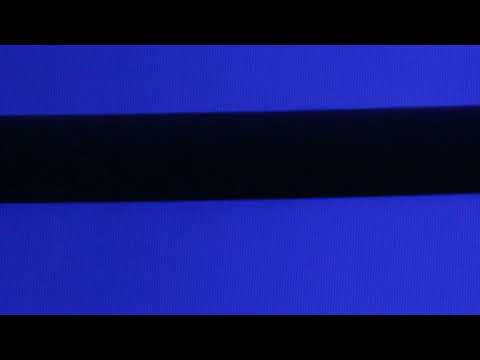Blue TV Glitch Effects   VHS   Free Stock Footage from an old TV