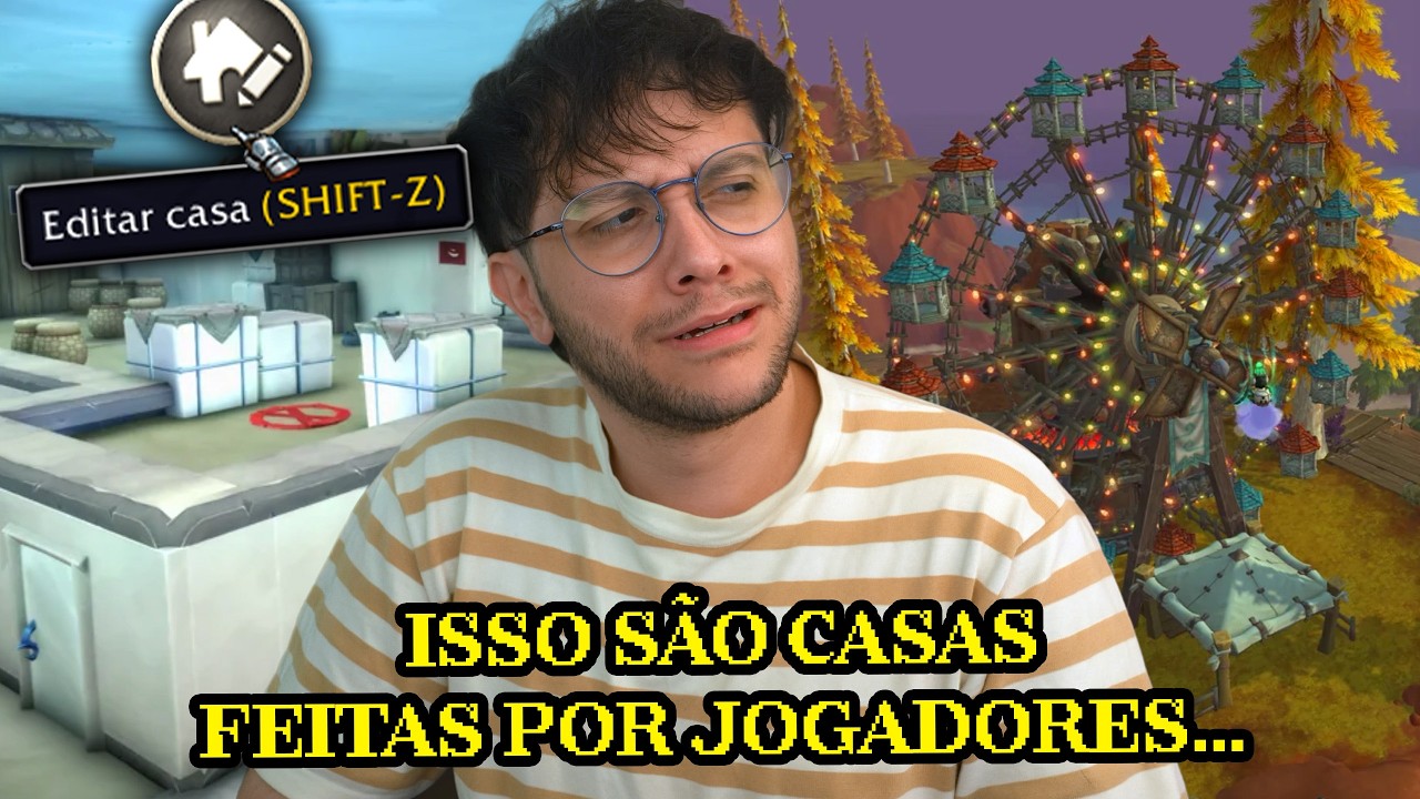 o WORLD OF WARCRAFT virou um THE SIMS? (explorando casinhas)