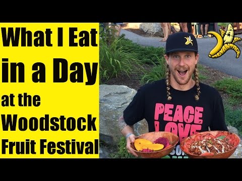 What I Eat in a Day | Woodstock Fruit Festival