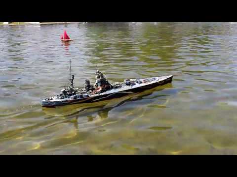 HMS Rodney 1/96 scale (7ft long) - Wicksteed Park 2019