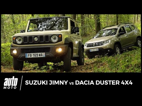 Dacia Duster 4x4 vs Suzuki Jimny (2019) : duel au sommet