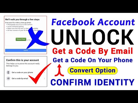 Get a Code by Email or Number option kaise laye |how to unlock fb account | Get a Code on your phone
