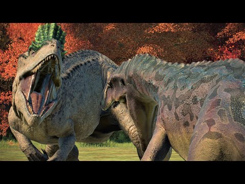 AUSTRALOVENATOR VS CRYOLOPHOSAURUS!! Battle for the South - Jurassic World Evolution 2