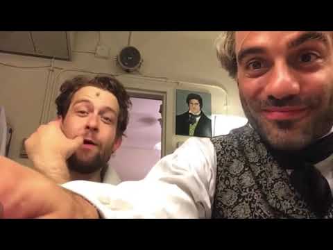 ramin karimloo and andrew kober getting on each other’s nerves for roughly 18 minutes straight