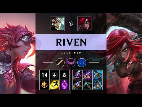 Riven Mid vs Katarina: Legendary - EUW Master Patch 14.24